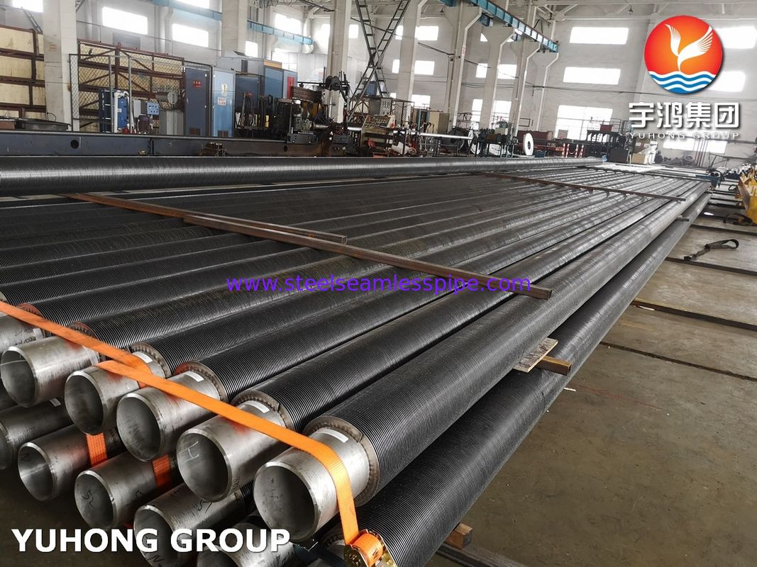 Tubos de soldadura en espiral de acero inoxidable HFW para una alta eficiencia térmica y una transferencia de calor compacta