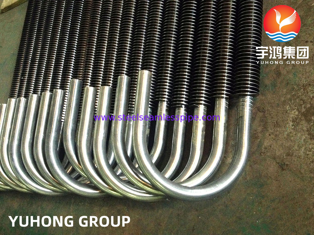 ASTM A179 AL Tubos en U extrudidos con aletas para intercambiadores de calor con resistencia a la corrosión y dimensiones personalizables