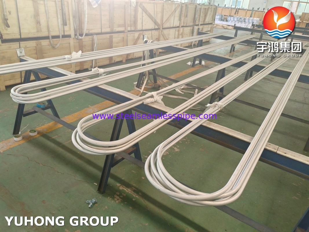 Tubo sin costura de acero inoxidable ASME SA213 TP304 1.4301 19.05 X 1.65 X longitud para el intercambiador de calor