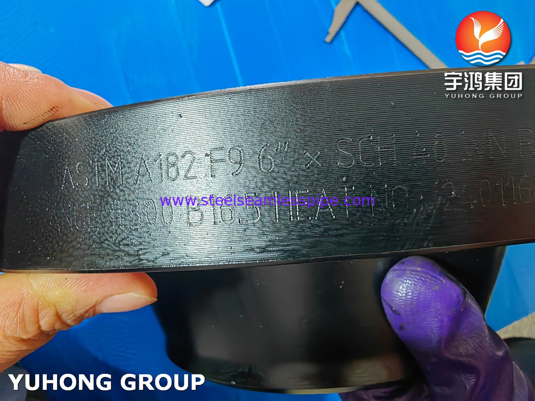 ASTM A182 F9 Flange de acero forjado de aleación Sorf Wnrf Flange, B16.5 B16.47