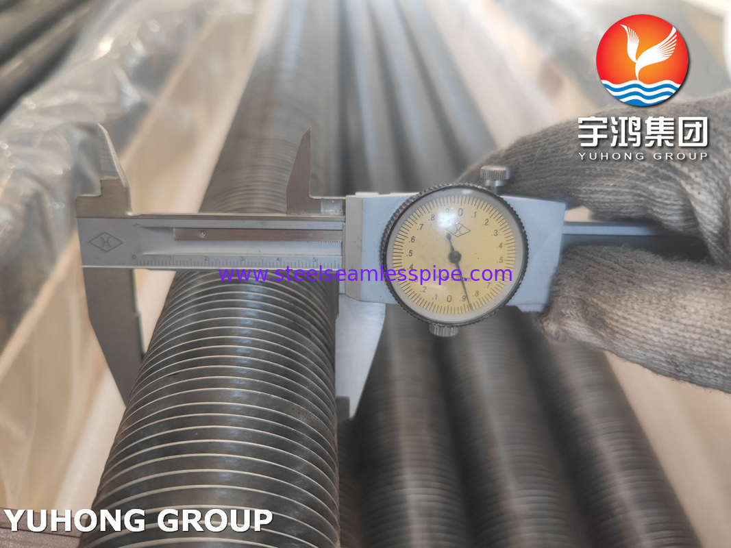 Tipo L tubo con aletas A179 tubo base de aluminio A1060 A1100 para enfriador de aire