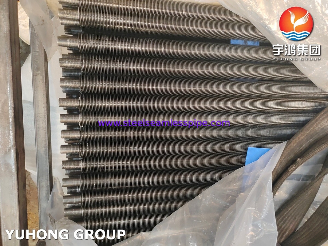 ASTM A179 Tubo sin costuras de acero al carbono Tubo de aleta de aluminio tipo G para el sistema HRSG