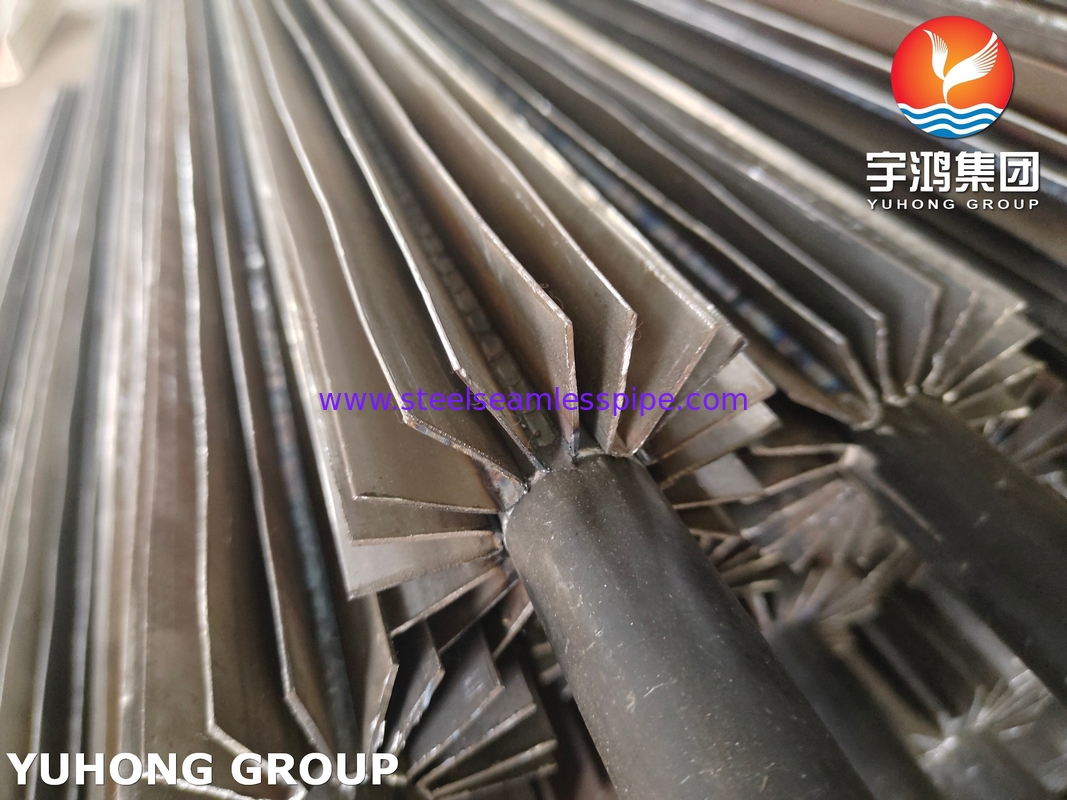 Tipo longitudinal de tubo con aletas ASTM A249 U-Bend para la industria petroquímica