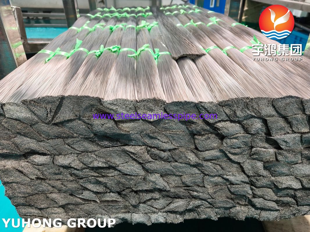 Tubos capilares de acero inoxidable recocido brillante SUS304 para instrumentos médicos ISO9626