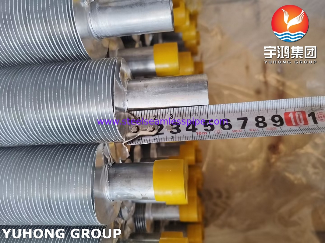 El tubo de aleta enrollada ASME SA249 TP316L con banda de aleta Al1100 para enfriador de aire