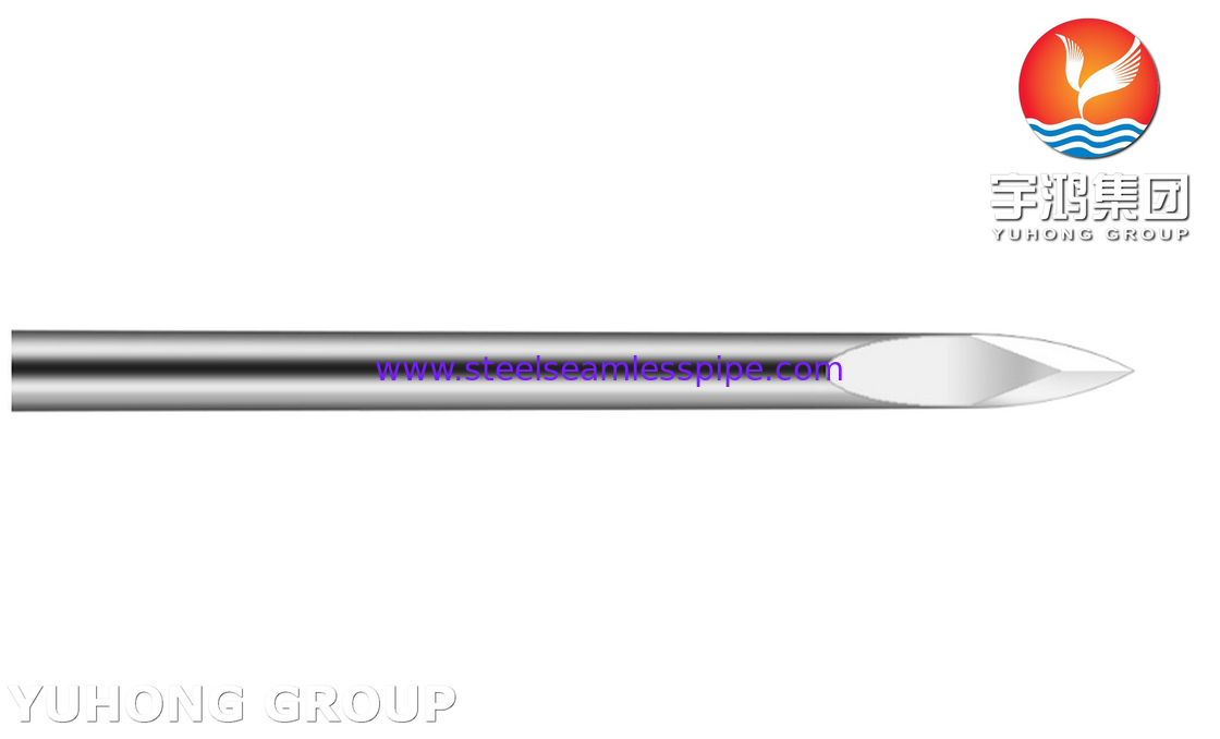28G 0.36*23.5MM, SUS304 Lanza de sangre, tubo de aguja médica para la recolección de sangre ISO9626