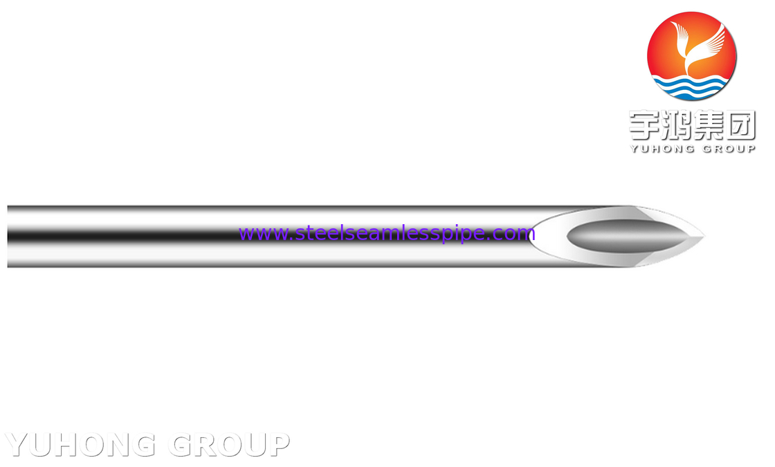 Tubo de aguja de mesoterapia de acero inoxidable de 32 grados para cirugía plástica, punta de aguja de tres dobles