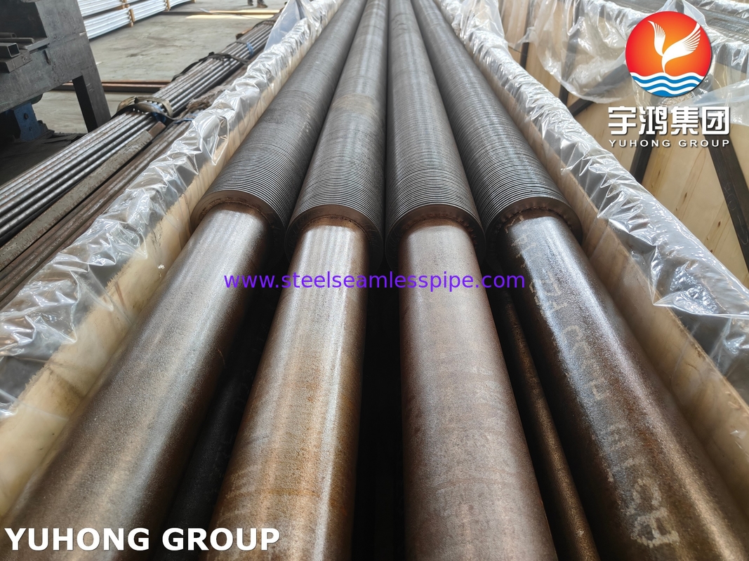 Tubo sin costura de acero de aleación ASTM A335 P22 con 11-13CR HFW Fin Tube para bobina de convección