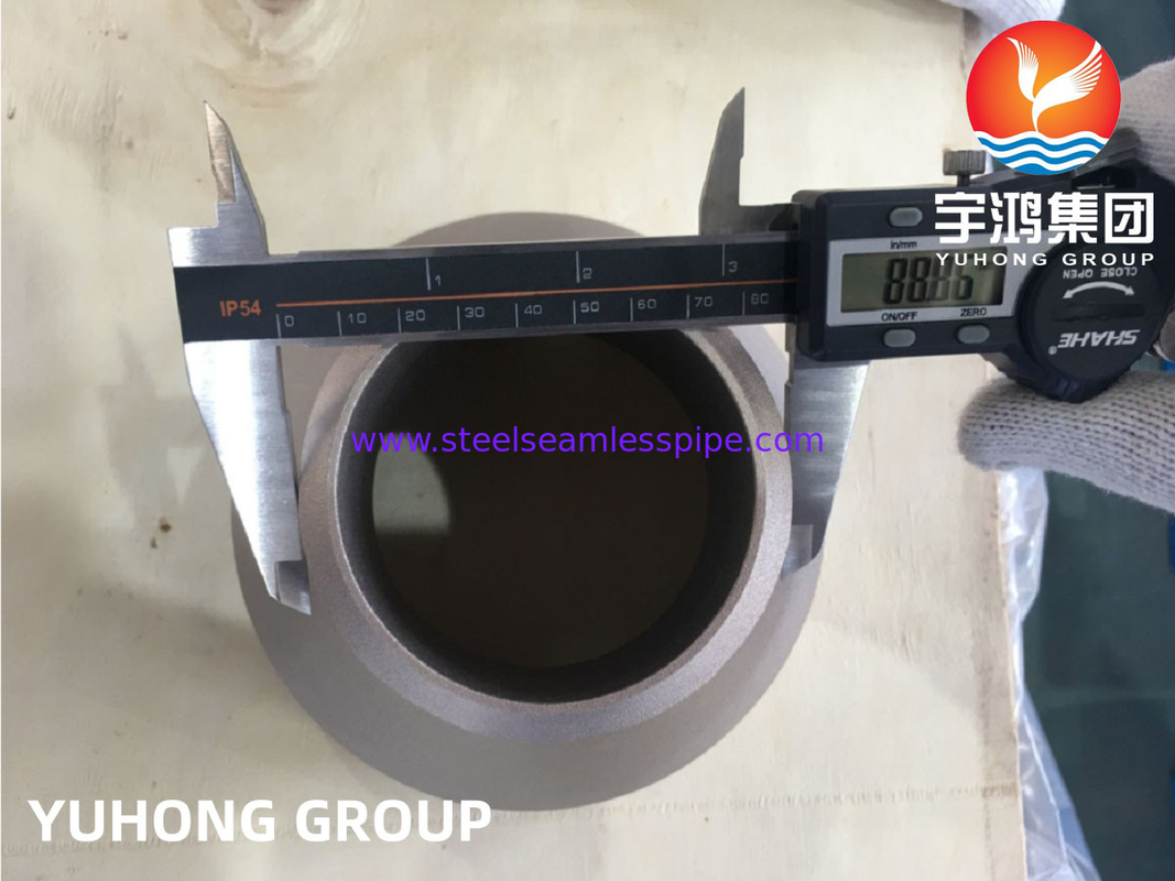 ASTM B466 C70600 Accesorio de aleación de cobre Reducidor excéntrico B16.9 para sistema de enfriamiento