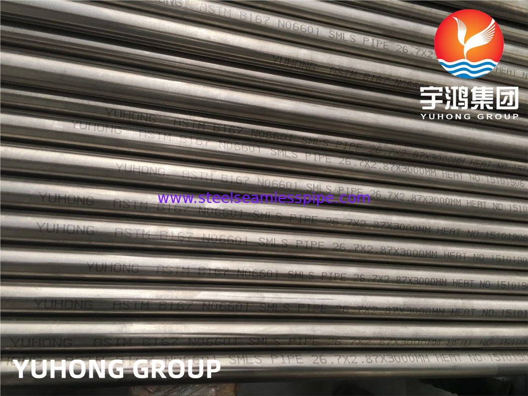 ASTM B167 Inconel 690 N06690 Tubo sin costuras para transferencia de calor del generador de vapor
