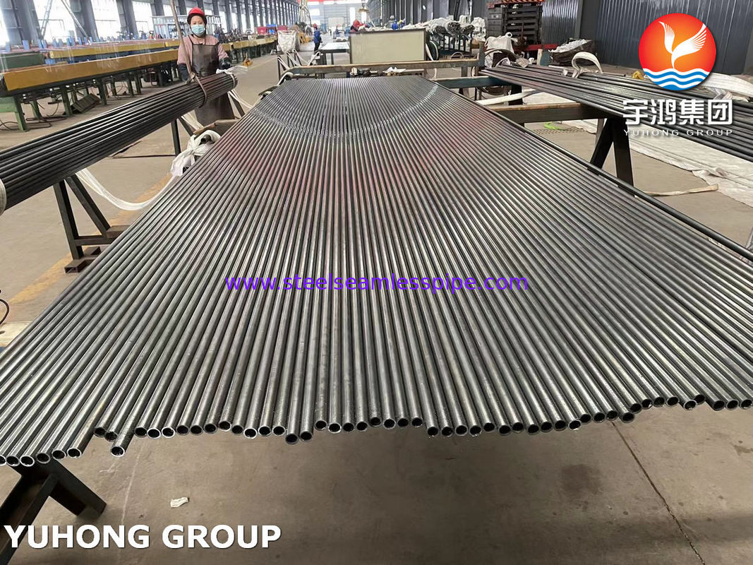 Tubo sin costura de acero inoxidable a268 405 tp409 tp410 tp430 tp439 Recocido brillante Intercambiador de calor Calentador Aplicación