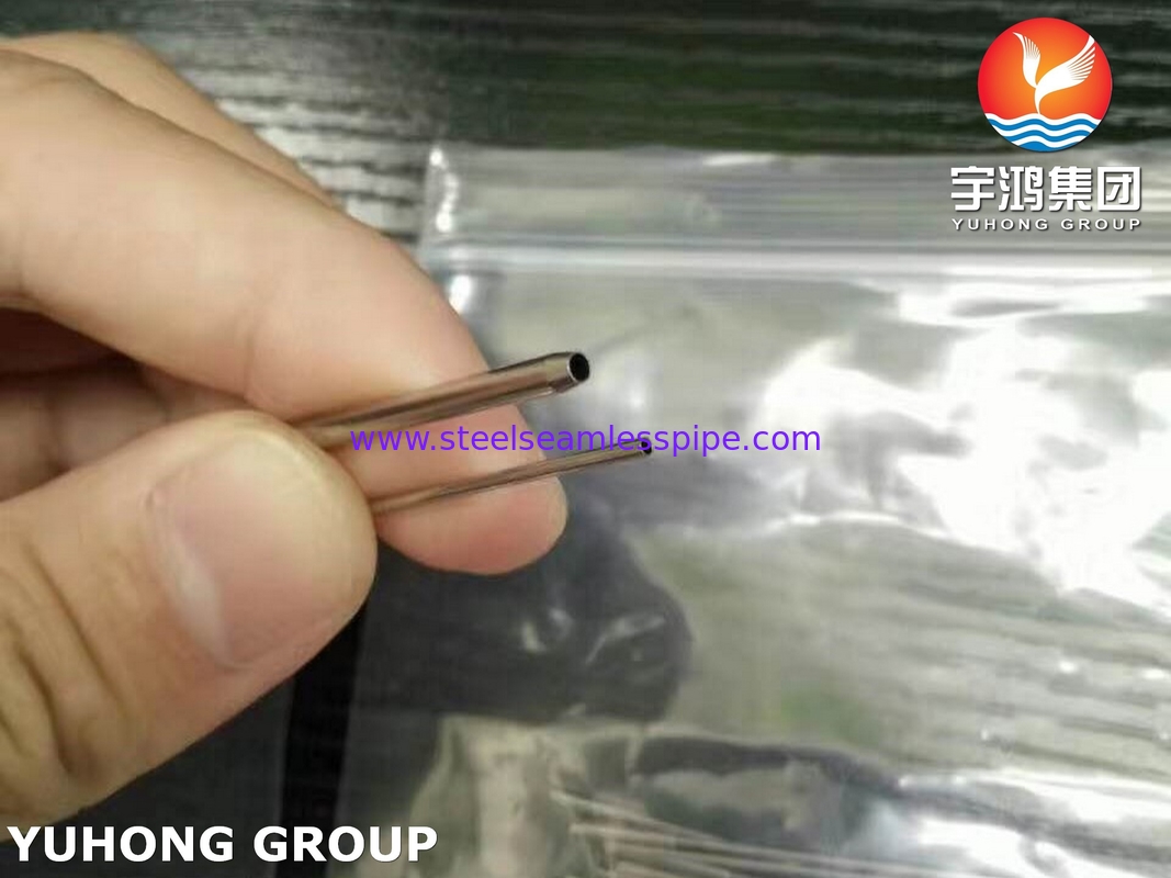 Tubo capilar de acero inoxidable 304 316 Tubo de electrodo no estándar personalizado para batería de litio