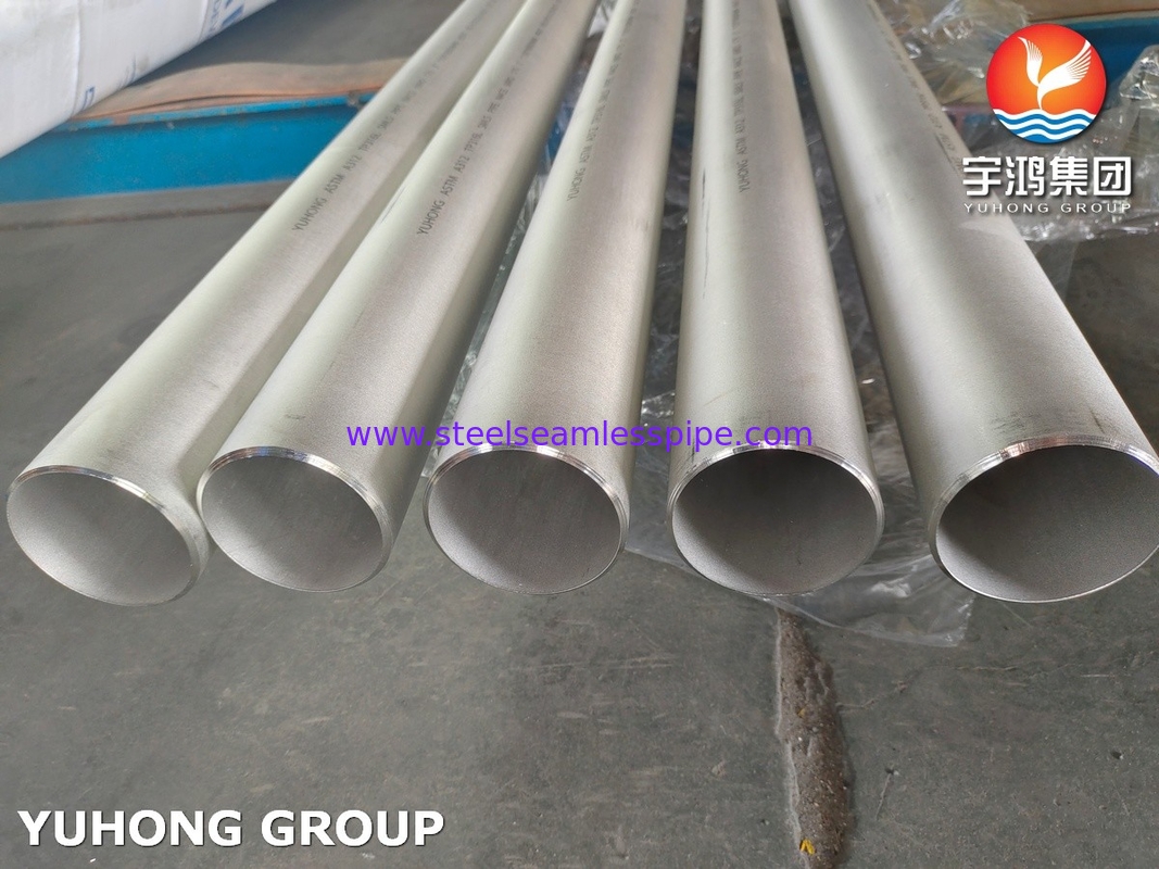 ASTM A312 TP316L Tubo sin costuras de acero inoxidable encurtido y recocido para aplicaciones en refinerías petroquímicas de gas y petróleo