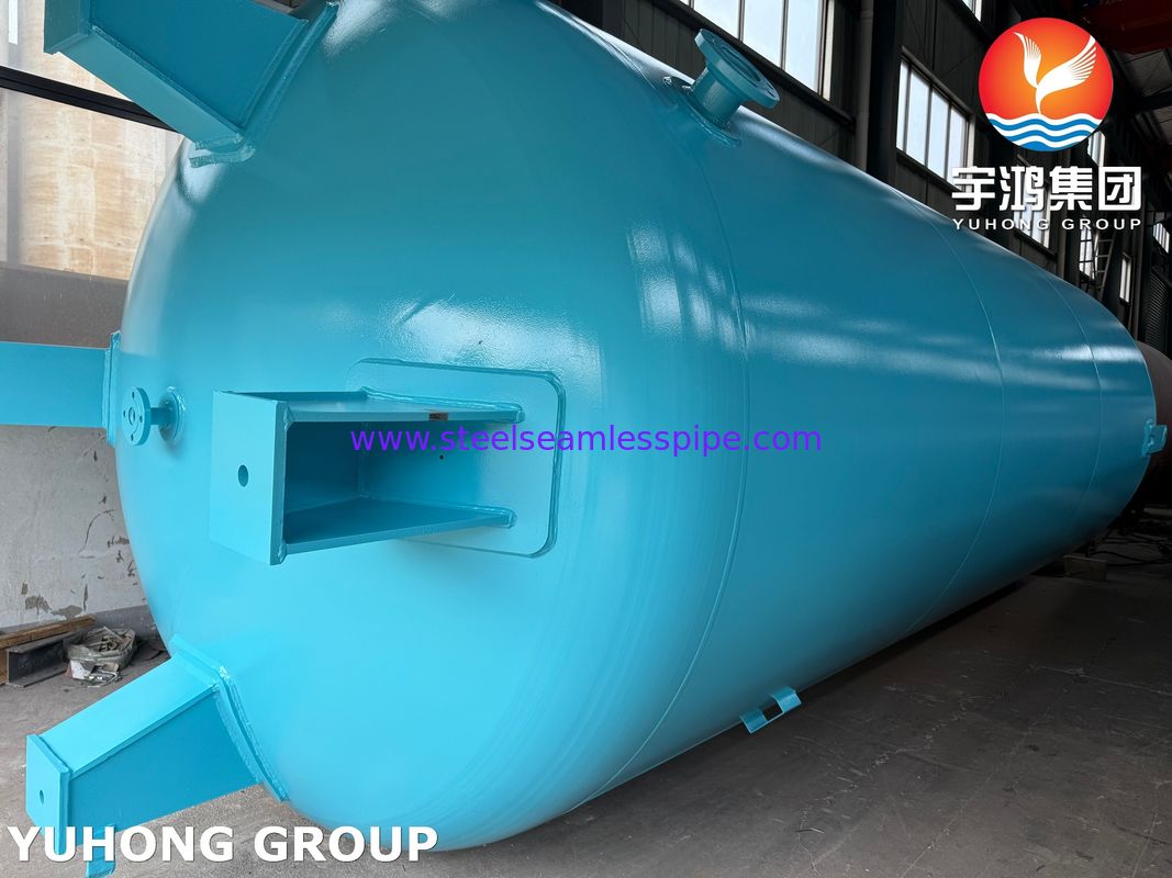 ASME SA516 GR.70 Vaso de presión de soldadura para entornos industriales exigentes diseñado de acuerdo con ASME VIII IBC 2018 ASCE 7 NACE