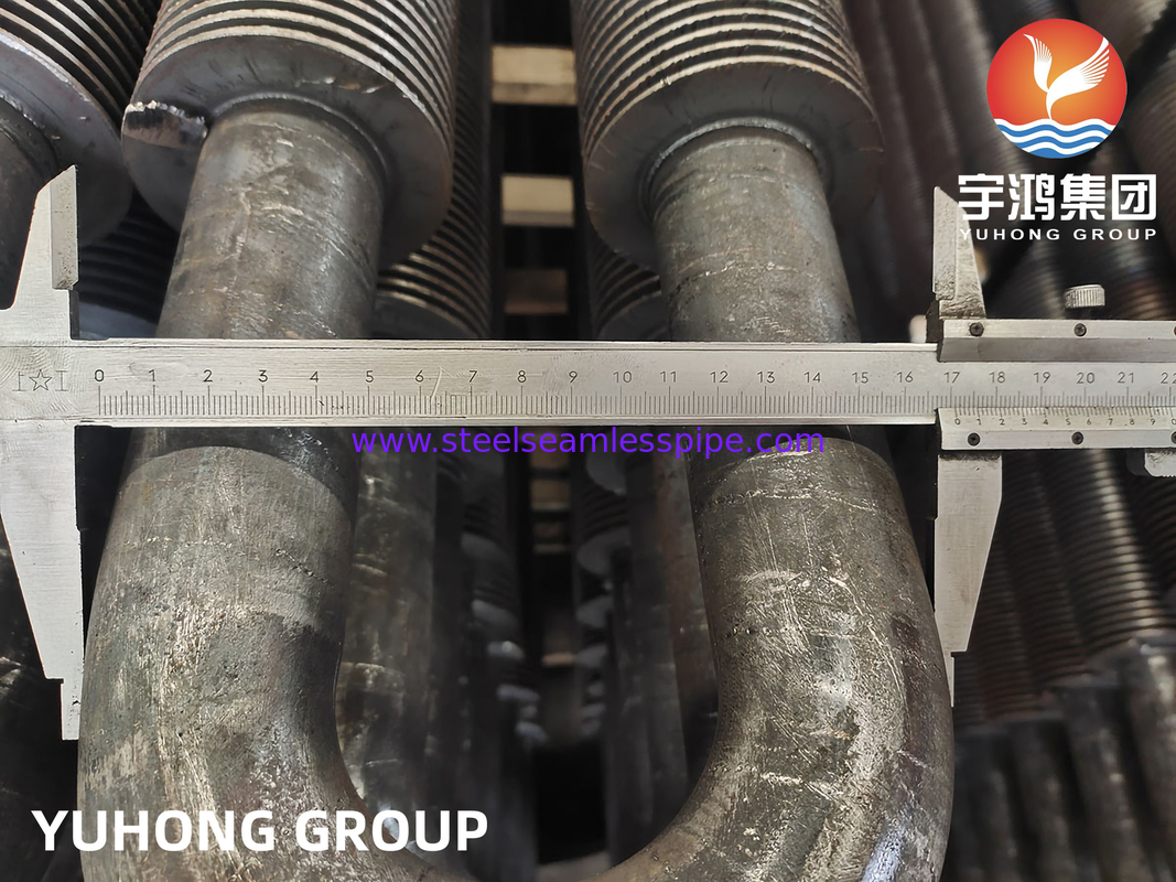 Tubo de longitud U Bend Fin en acero al carbono de 16-219 mm de diámetro para industriales