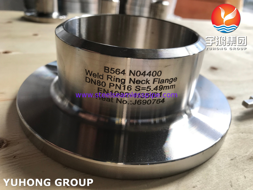 Brida WNRF N04400 ASTM B564 Cumplimiento Bridas Resistentes a la Corrosión de Alto Rendimiento
