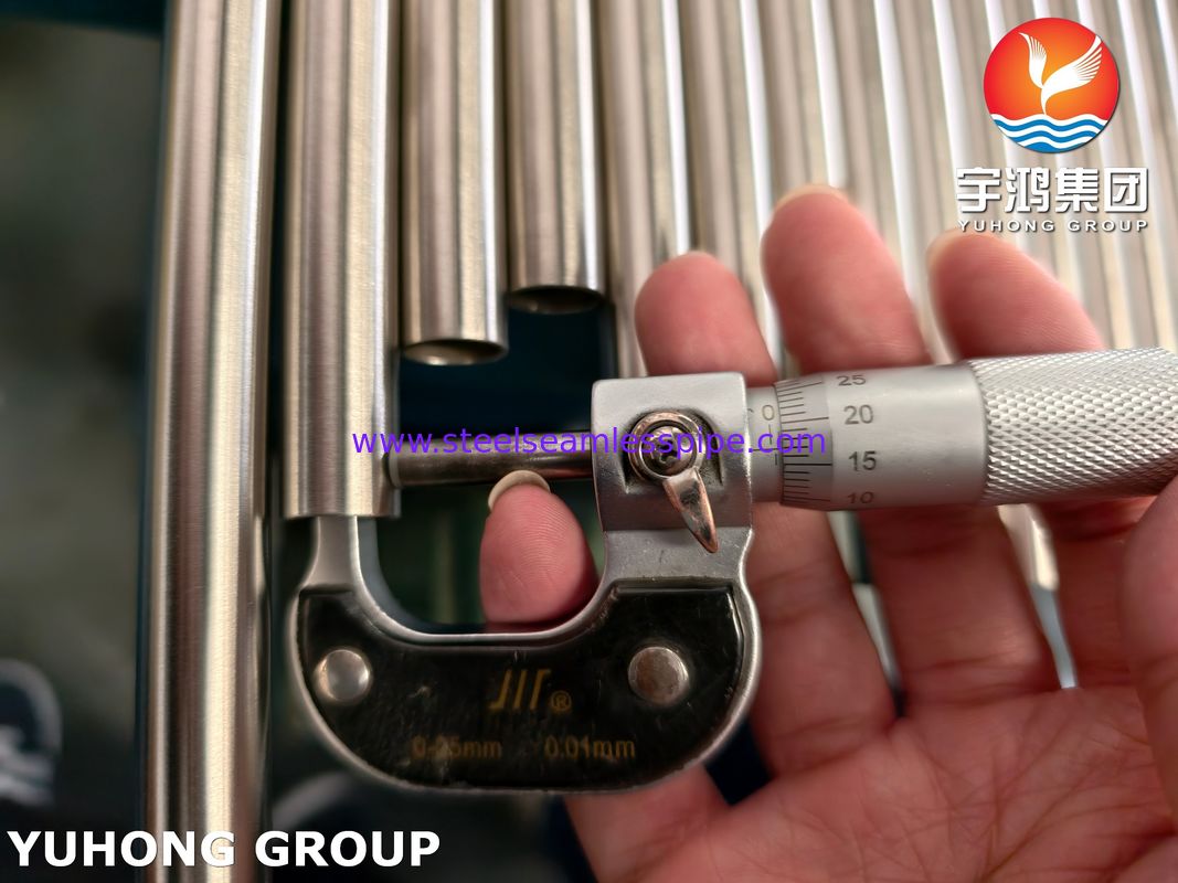 ASME SB163 N08810 Tubos sin costura de aleación de níquel para servicio a alta temperatura y presión