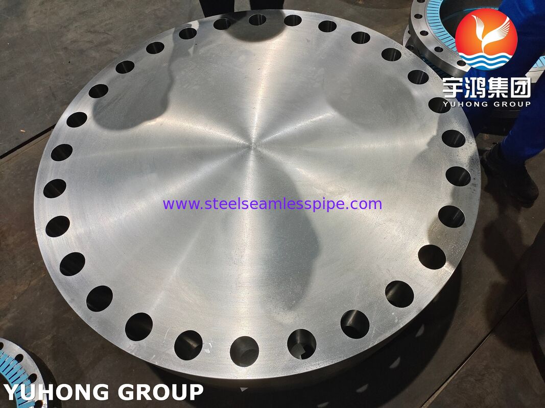 ASTM A350/A350M LF2 Class 1 Blind Flange for Pipeline Systems with RTJ Face