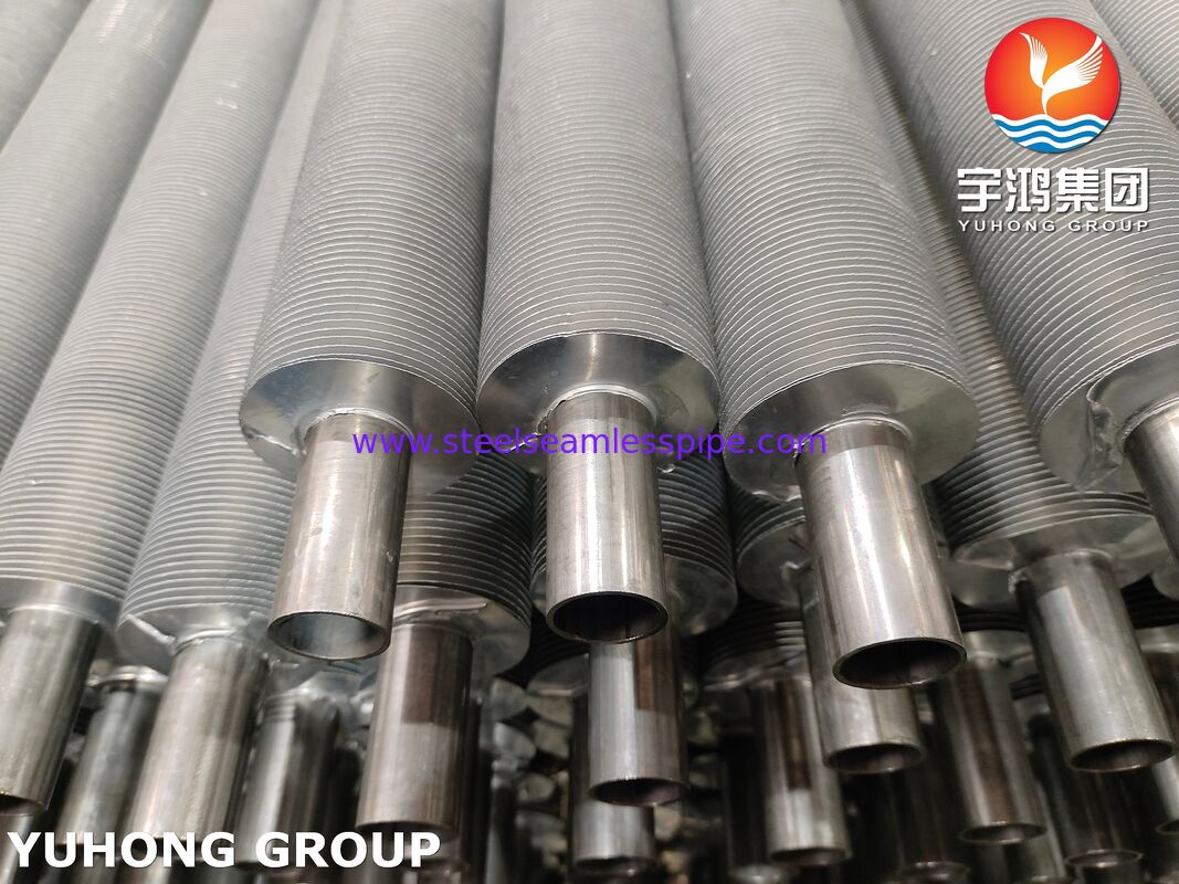 EN 10217-7 1.4301 Tubos de aleta extruidos para refrigeradores de aire Recuperación de calor