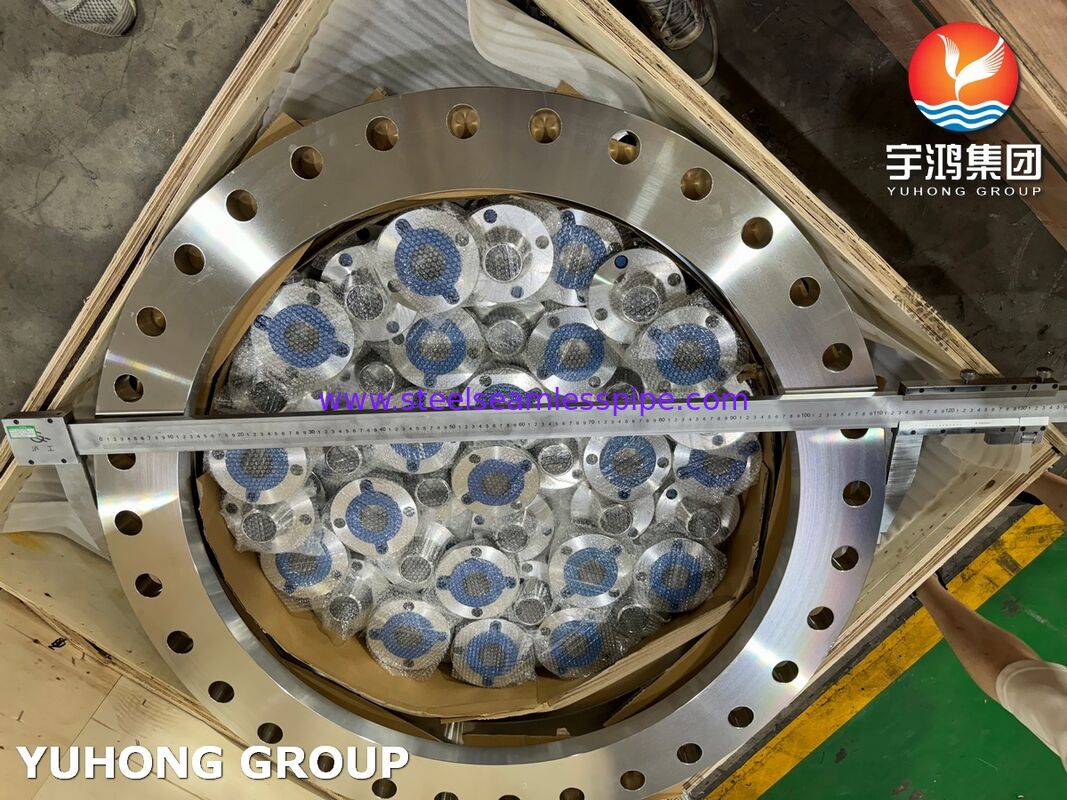 ASTM A240 F904L Deslizamiento en la cara plana de la brida AWWA C207 Tabla 2 Clase D Cumple con las normas de agua de los EE.UU.