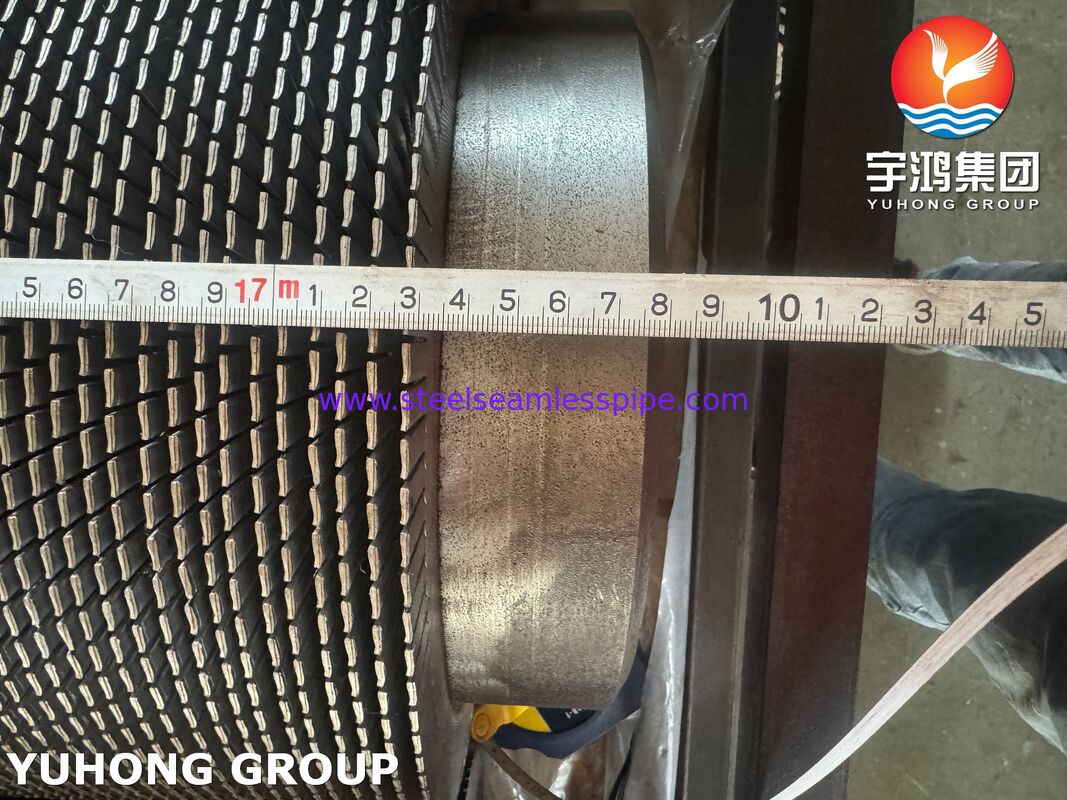 A335 P22 Tubos de aletas dentadas con aletas CS para sistemas de recuperación de HRSG y calor