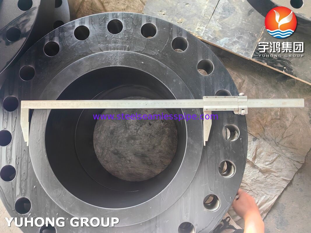 Brida de acero al carbono ASTM A694 F56 WNRF / Brida de cuello soldado para servicio de alta presión