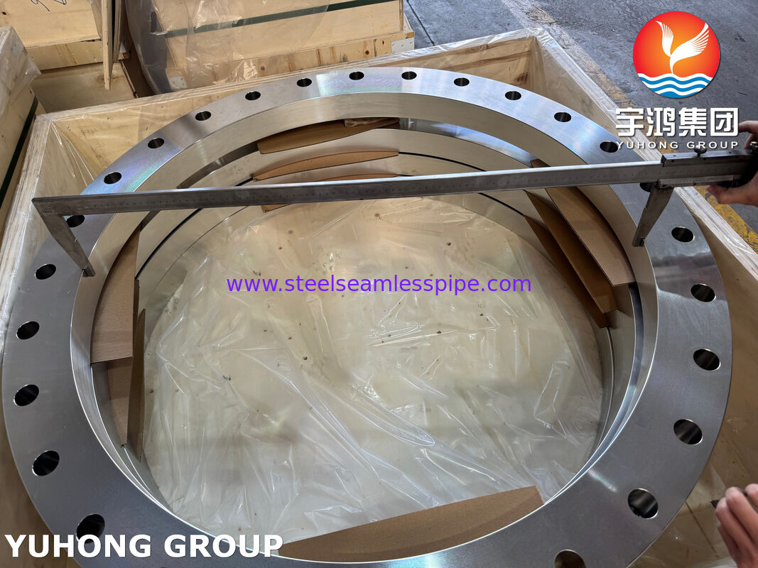 EN1092-1 Tipo 01A Flange de placa A182 F316L Flange de acero inoxidable Flange de cara plana