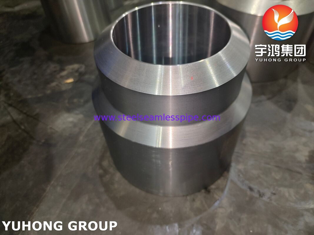 Boquilla de acero al carbono ASME SA350 LF2 CL1 auto-reforzada forjada con refuerzo integral
