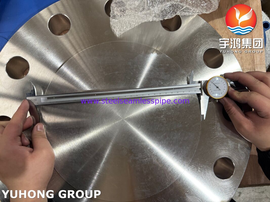 ASTM A182 F51 Blind RF Flange Duplex 2205 Forjado, de alta resistencia, resistente a la corrosión para petróleo y gas