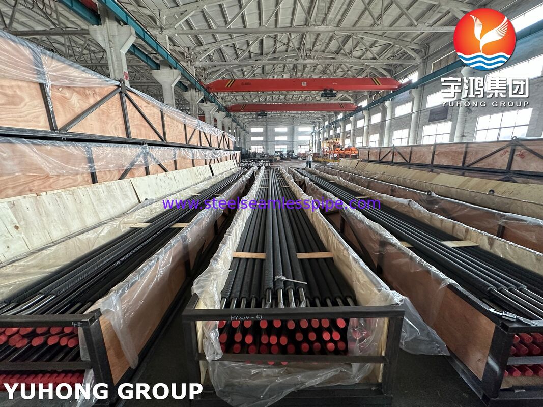 ASTM A213 T91 tubo sin costuras de acero de aleación con tubo de aleta dentada CS, HRSG (generador de vapor de recuperación de calor)