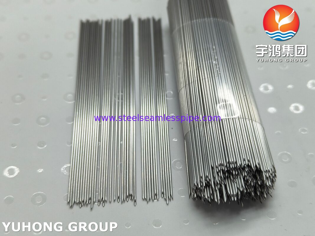 SUS304 Medical Stainless Steel Back Cut Needle Tube , IV Cannula For Single Use ISO9626