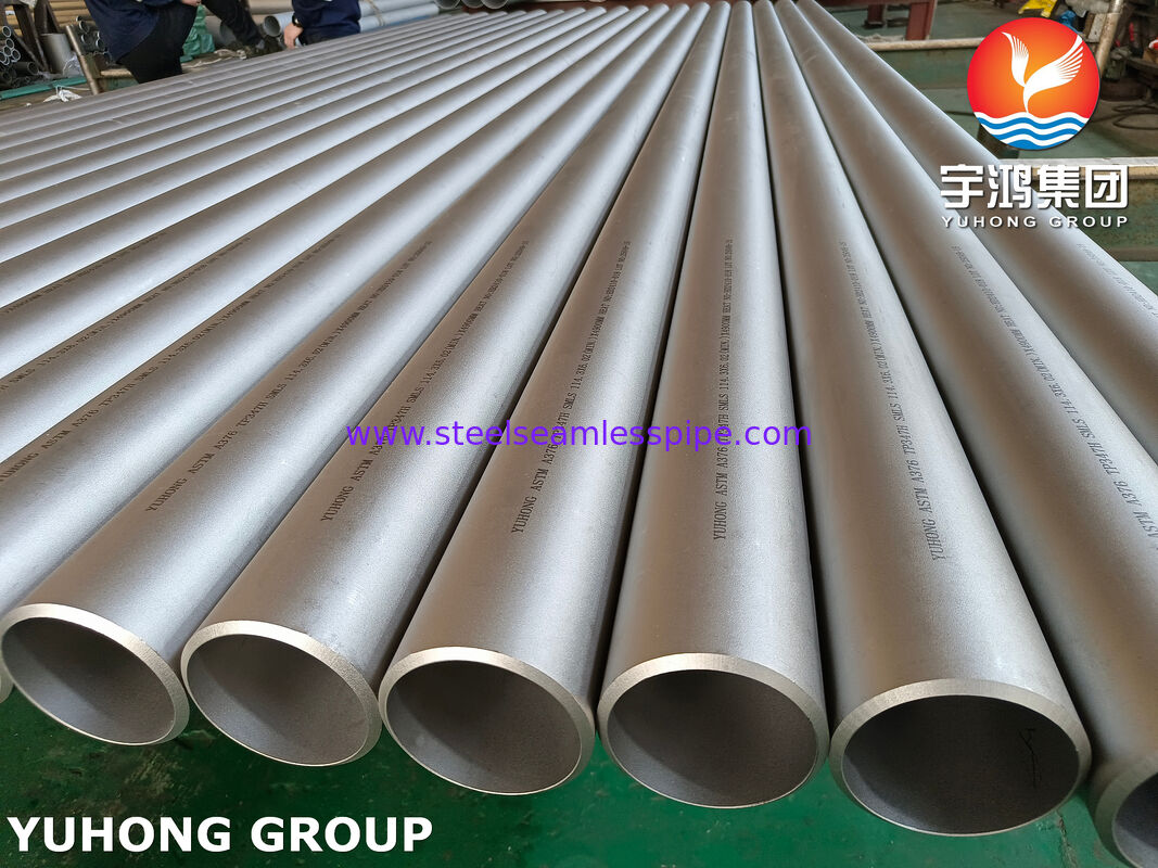 ASTM A376 TP347H Tubo sin costura Nb-estabilizado 515MPa Hasta 900 °C para horno de agrietamiento de supercalentador