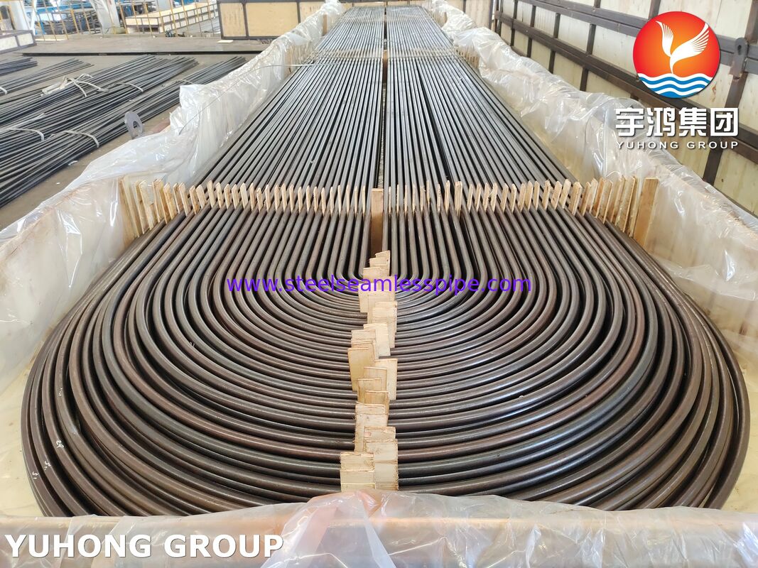 Heat Exchanger Tube ASME SA179 Seamless Carbon Steel U Bend Tube For Oil Refinery