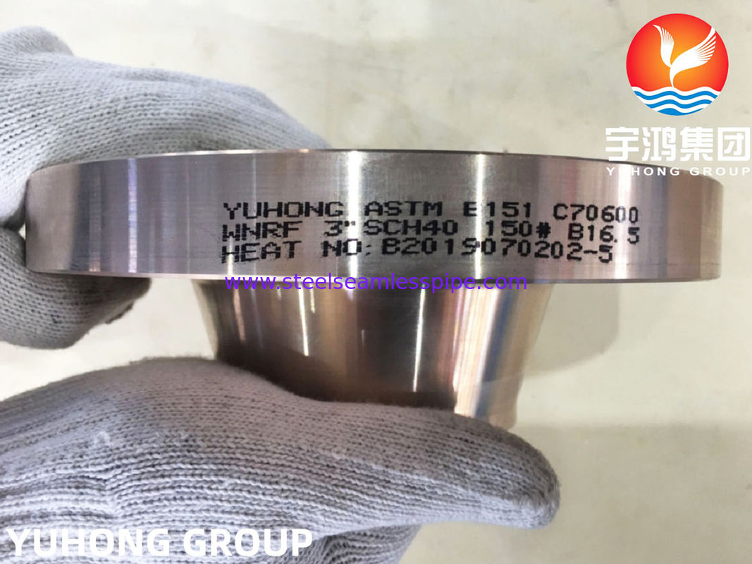 REBORDE DE COBRE B151 C70600 DEL CUELLO DE LA SOLDADURA DEL NÍQUEL/TIPO DEL ESTRUENDO 2,0872 RF