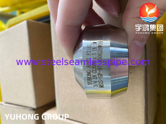 Colocaciones de acero forjado inoxidable A182 F316 1 - 1/2 pulgada CL6000 SW ASME B16-11