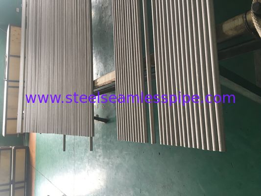 Tubo del intercambio de calor, ASME SA213, ASTM A213 TP317L, el 19.05MM x 1,65 prueba de la corriente de Foucault del milímetro X 6096MM y prueba hidrostática