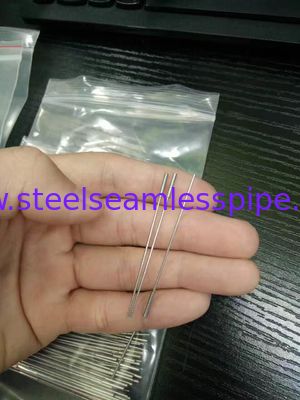 Tubo de la aguja del acero inoxidable, T.I.G soldado con autógena y método dibujado del enchufe (mandril), SS304 y SS316, 1.3* 0.25m m