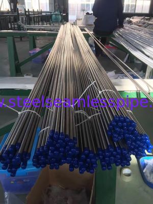 Tubos inconsútiles del acero inoxidable, extremo recocido de ASTM A213/ASME SA213-17a TP316/316L, llano brillante 3/4" BGW 16, 14, 12, 10,