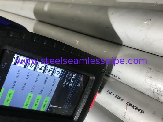 Tubería de acero inconsútil soldada con autógena TP304/TP304L ASTM A312 ASME SA312 ISO9001 de la aleación