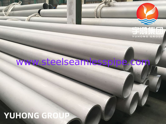 Tubo sin soldadura de acero inoxidable, ASTM A312/ASME SA312 TP321H   100% Y/UT /HT