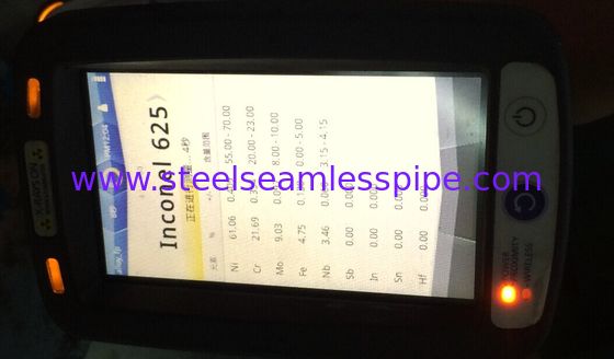 ASTM B444/B704/B705 Inconel 625/EN 2,4856/UNS NO6625 Gr1 y GR. 2 NACE MR0175 /MR0103, 100& ET/UT/HT