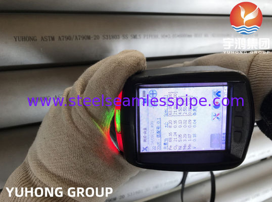 Tubería de acero inoxidable a dos caras, ASTM A789, ASTM A790, UNS32750, UNS32760 conservada en vinagre y recocida,