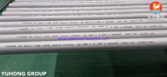 Uso de alta temperatura de acero inoxidable del tubo inconsútil de ASTM A213 TP347H