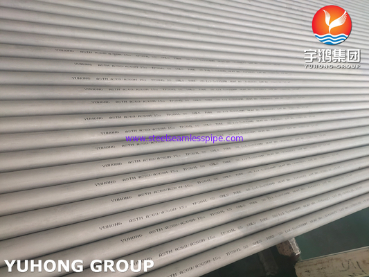 Tubo sin soldadura de acero inoxidable ASTM A269 TP304L para tubos de intercambiador de calor