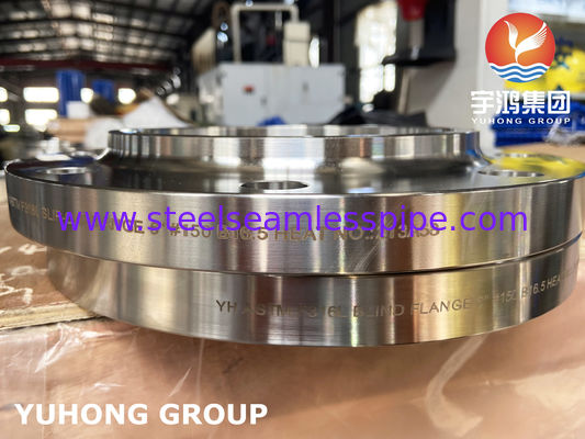 Brida deslizante de acero inoxidable ASTM A182 F316L con cara elevada ASME B16.5 Clase 150 a 900