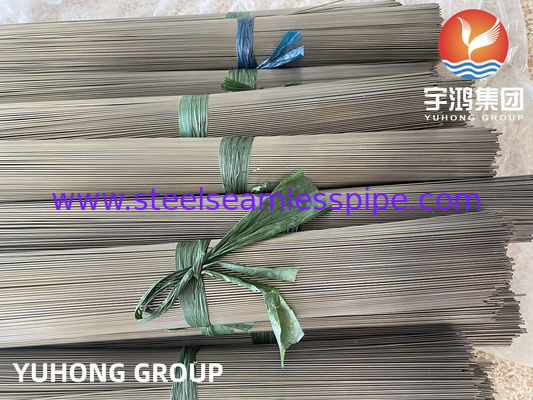 Tubo capilar de acero inoxidable brillante recocido ASTM A213 / ASTM A269 TP304/304L TP316/316L 19.05 X 1.65 X 6096MM