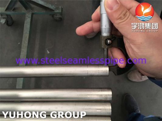 ASME SB338 Tubo de acero de aleación de titanio de grado 7 para calderas de condensación