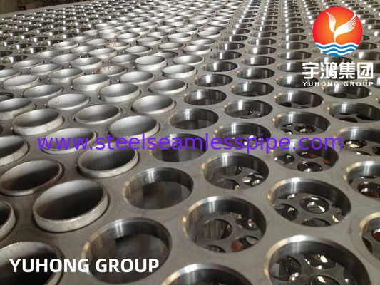 Superposición de soldadura de la lámina de tubo, ASTM A266 Gr.2 CS lámina de tubo revestimiento de acero inoxidable