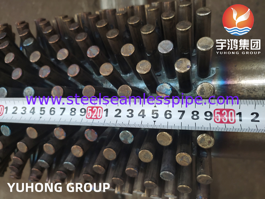 ASTM A213 T9 ALLOY STEEL FIN TUBE Tubo con tacho para intercambiadores de calor