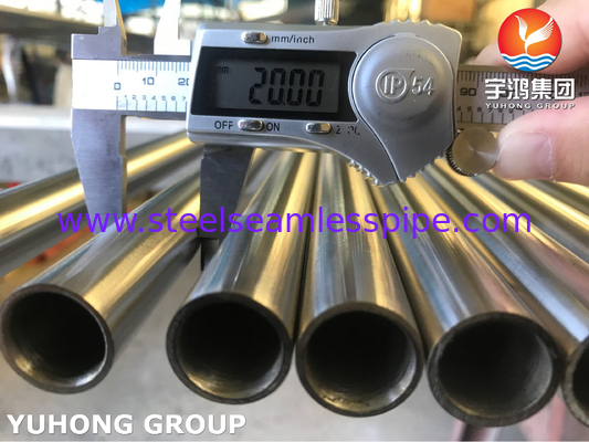 ASTM A269 TP316L Tubo SMLS con recocido brillante de acero inoxidable para vaso chupador de paja